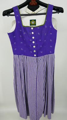Hammerschmid Dirndl 2 tlg Gr.40 Baumwolle Oktoberfest Lila absoluter Top Zustand
