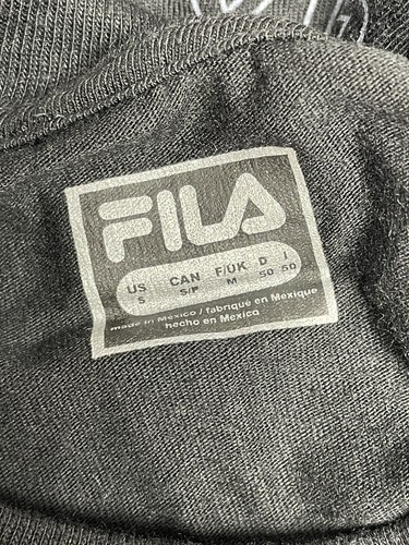 Fila Men's AOP Graphic Tee Black Size SMALL - Picture 5 of 7