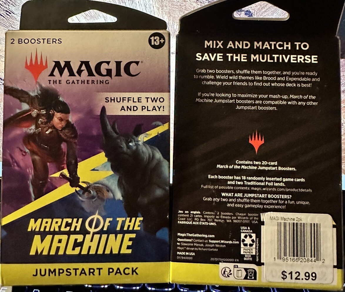 2023 Magic the Gathering March of the Machine 2 Boosters Jumpstart Pack New NIP | eBay 2023 Magic the Gathering March of the Machine 2 Boosters Jumpstart Pack New NIP | eBay