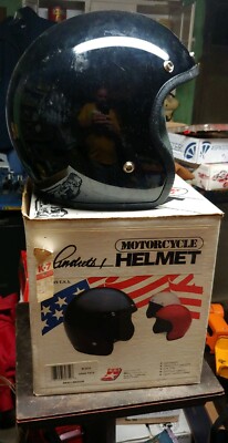 bsi motorcycle helmet Vintage Bsi Motorcycle Helmet With Box Flexible Face Shield