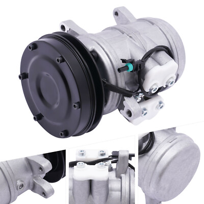 A/C AC Compressor w/Clutch For John Deere Tractor Loader?RE10972/RE12513/RE12514