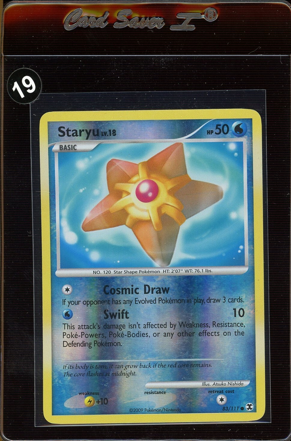 Staryu 83/111 Rising Rivals Reverse Holo LP Pokémon TCG Card