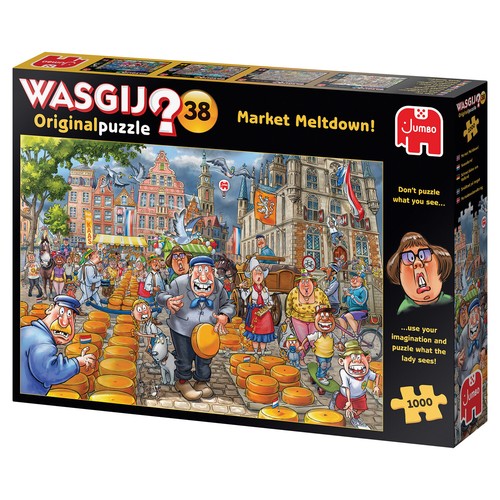 Jumbo Wasgij Original 38: Market Meltdown! 1000 Piece Jigsaw Puzzle - Picture 3 of 4