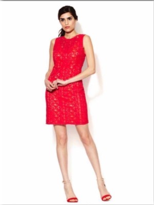 chi chi london pink lace dress Chi Chi London - One Shoulder Premium Lace Midi Dress