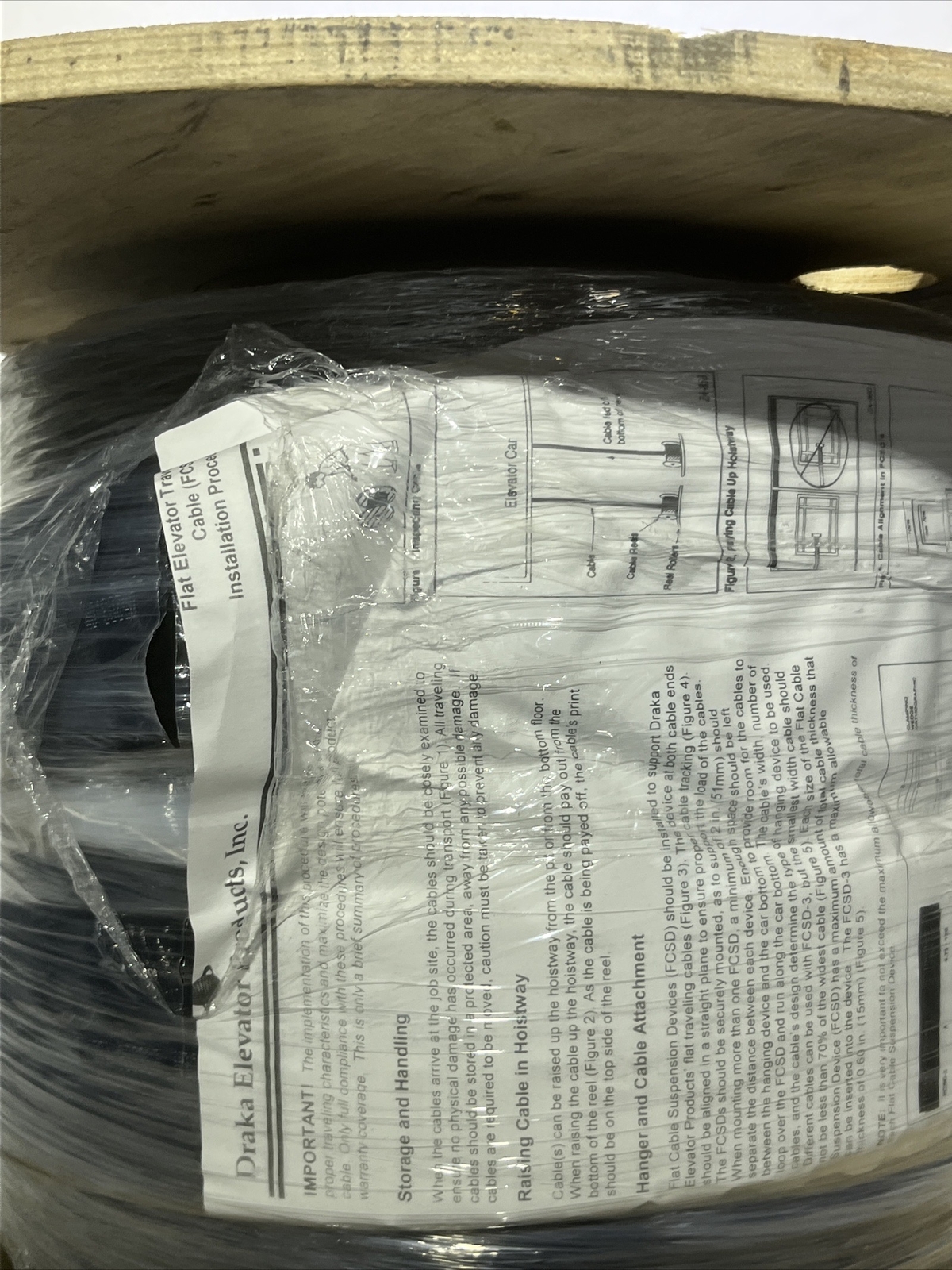 DRAKA Flat Elevator Traveling Cable (FCSD3) eBay