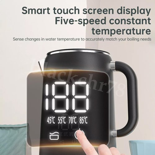 1700ml Electric Kettle Water Boiler, Stainless Steel Electric Kettle 1500W New - Picture 6 of 13
