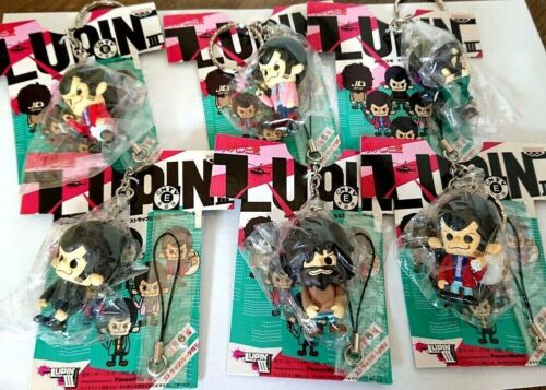 Lupin III panson works 6 types  Lupin III key chains strup set of 6 anime - Picture 1 of 12