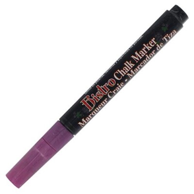 Marvy Uchida Bistro Chalk Marker Fine Point Metallic Red Office School Art Craft