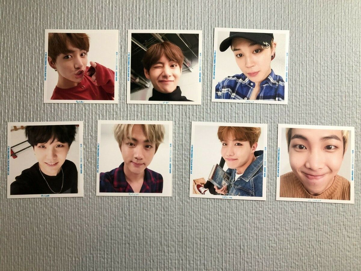 BTS JAPAN OFFICIAL FANMEETING VOL.3 君に届くScrap Book Photo Card