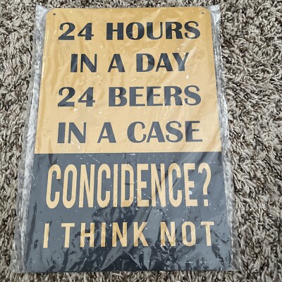 tin sign man cave