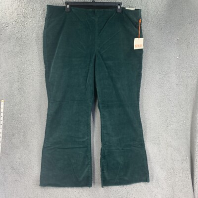 Knox Rose Womens Flare Pants Corduroy Plus 26W x High