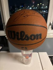 Jalen brunson wilson opening night autographed official game basketball 