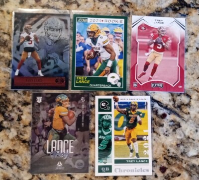 TREY LANCE (5) 2021 Panini Rookie Cards SF 49ers Dallas Cowboys NDSU Bison RCs