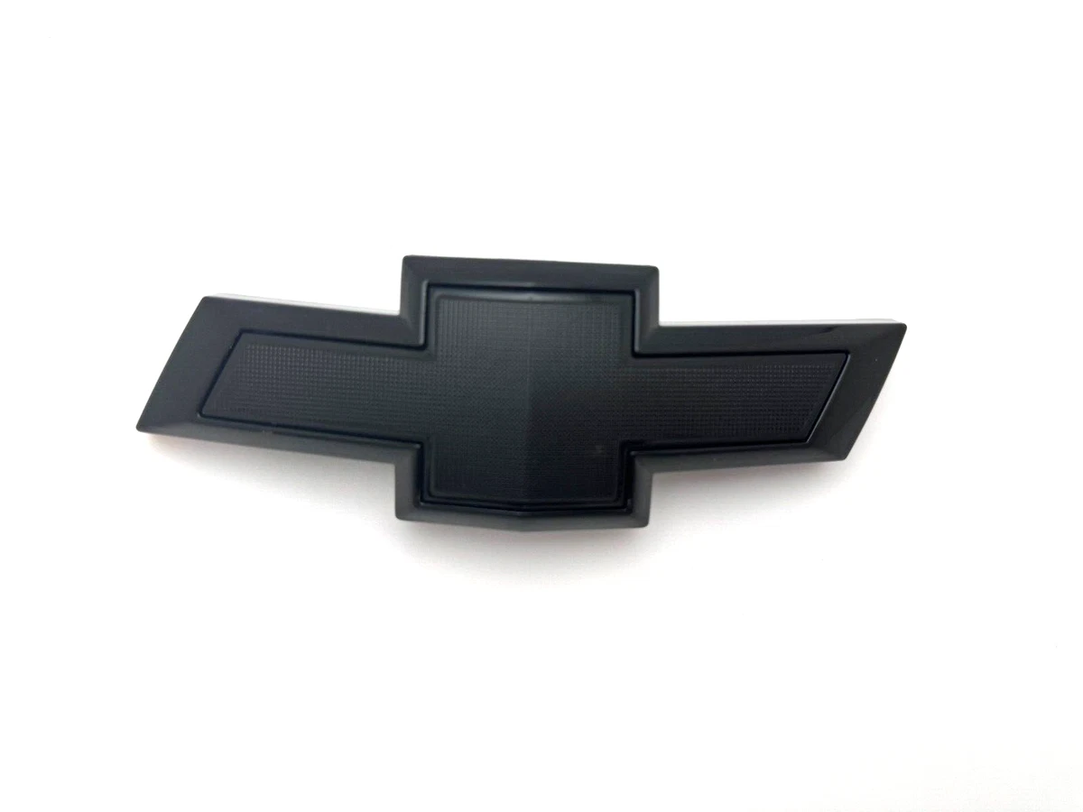 Juego De Emblemas De Pajarita Negros Para Chevrolet Camaro 2016-2018 - Delantero Y Trasero, Reemplazo Directo, Acabado Negro/cromado