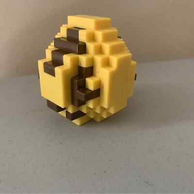 Minecraft Mini Spawn Egg Yellow Brown *Empty*