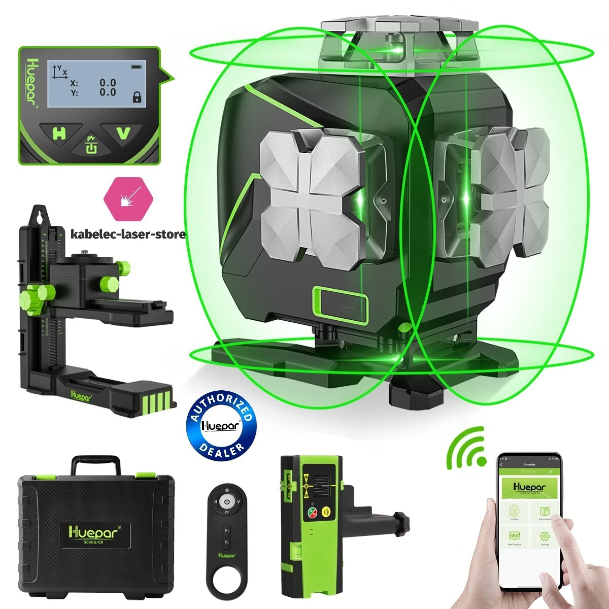Laser level huepar deals