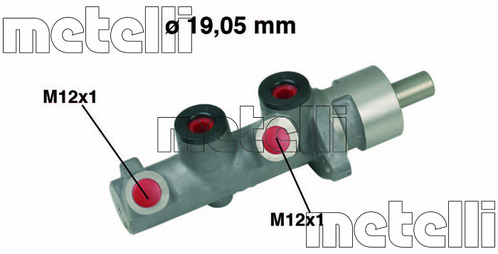 CILINDRO MAESTRO DEL FRENO METELLI PER SMART CABRIO SMART CROSSBLADE SMART CITY-