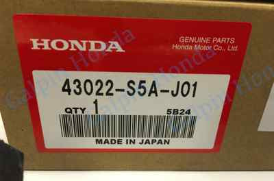 2006-2011 Honda Civic EX & SI New *Rear* Brake Pads OEM 43022-S5A