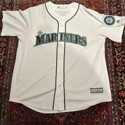 Seattle Mariners Majestic Baseball MLB Jersey Size XL - Dee Gordon
