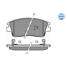 Satz Bremsbeläge Bremsklötze vorne für Hyundai IX35 LM Tucson TL | 487543