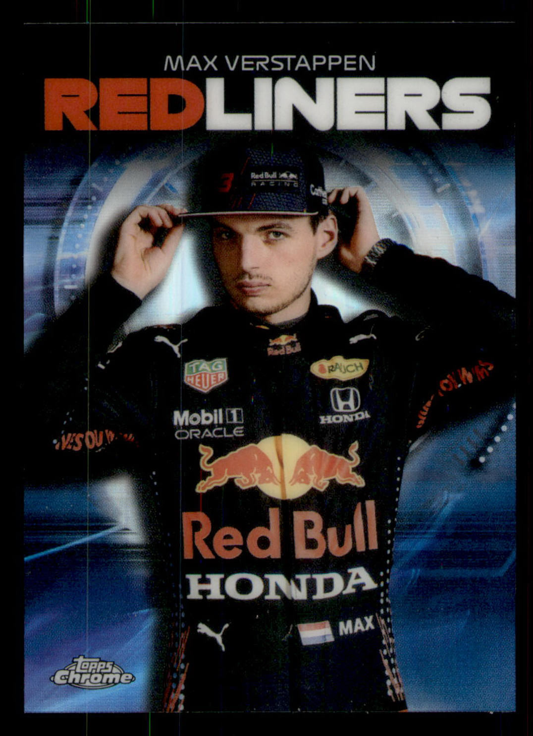 Max Verstappen 2021 Topps Chrome Formula 1 #RL-3 Redliners Red Bull Racing Honda
