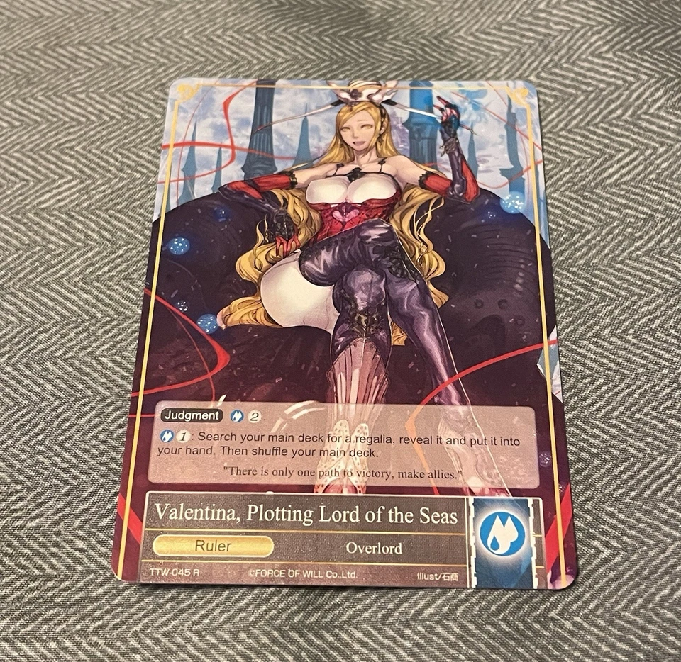 Overlord of the Seven lands, Valentina, Plotting Lord of the Seas FOW ttw-045 R - Image 3 of 4