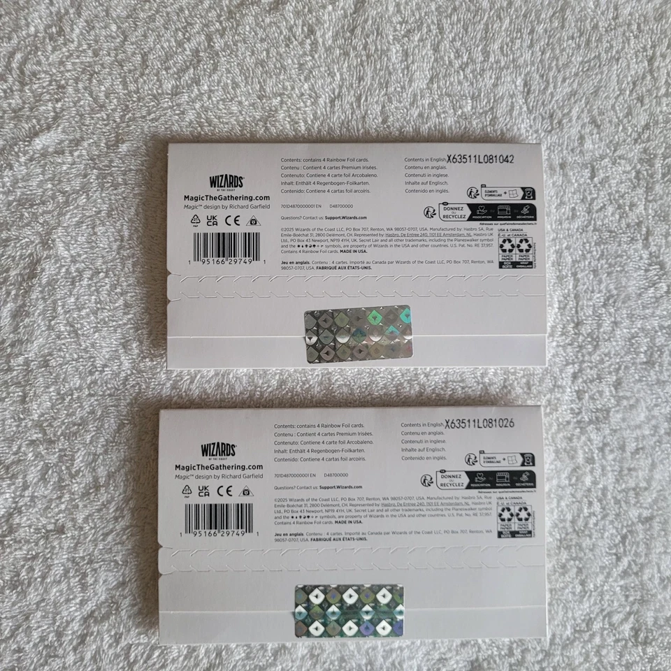 2025 SDCC EXCLUSIVE MTG: SECRET LAIR ROADSHOW RAINBOW FOIL EDITION SET OF 2 TGC - Image 2 of 2