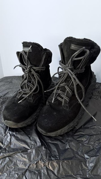 Men Giuseppe Zanotti Boots Black Suede 43