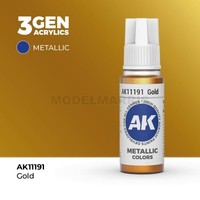 AK AK11191 Goldfarbe 17 Ml Modellbaufarbe