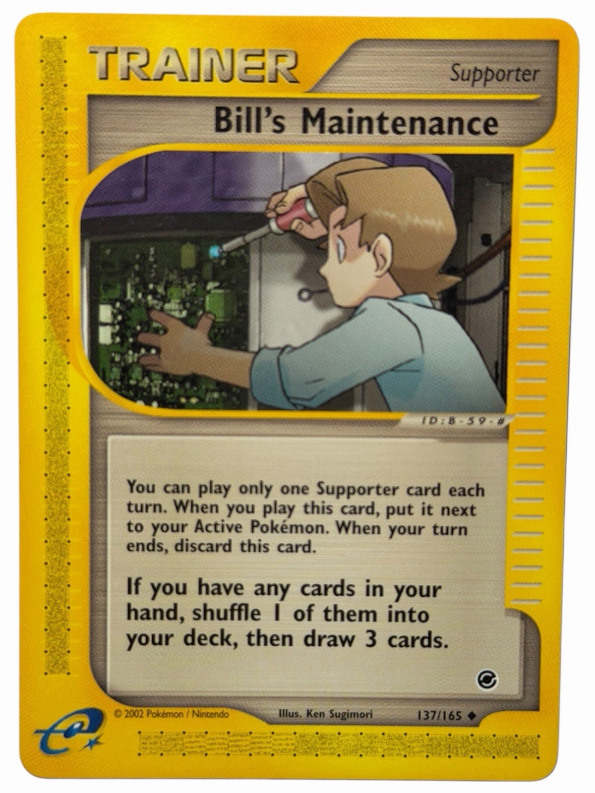 Bill’s Maintenance - 137/165 Expedition 2002 - E Reader WOTC Pokémon - NM