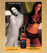 Evan Williams Kentucky Straight Bourbon Whiskey - Magazine Print Ads Poster 2008