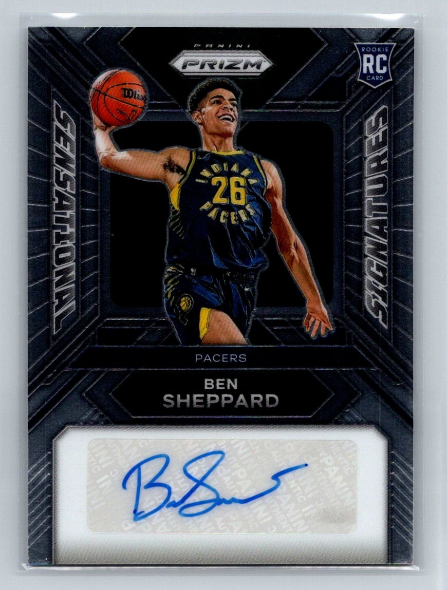 2023-24 Panini Prizm #SS-SD Ben Sheppard Sensational Signatures