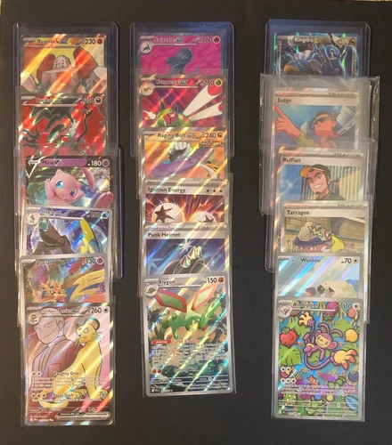 Lot of 18, Rare Pokemon Full Art Illustration Rare Cards Check Photo