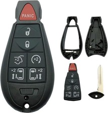 Key Fob Shell Case Fits for Chrysler Town Country Dodge Ram 1500 2500 3500 Grand