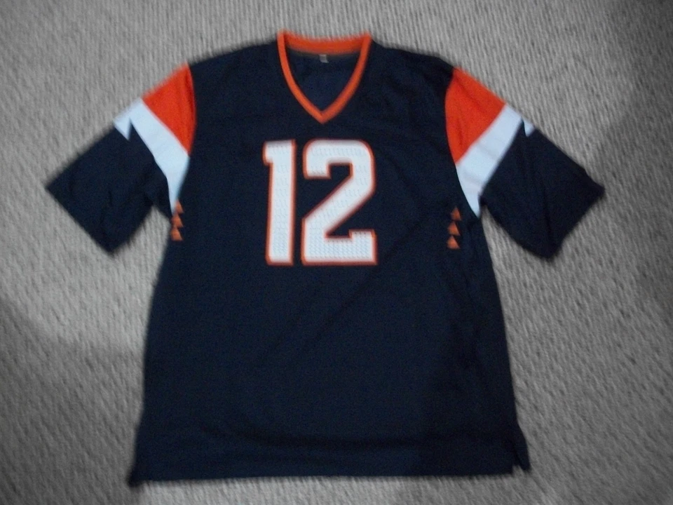 Nova Jersey de Futebol R.J. HARVEY Personalizada Denver Azul Costurado Sem Assinatura Tamanhos P-3XL - Imagem 2 de 2