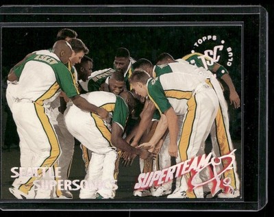 1994-95 Stadium Club #25 Seattle Super Sonics Super Teams FAST SHIPPING  