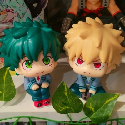 #ad Boku No My Hero Academia Anime Midoriya Bakugo Todoroki Look up Figure 10CM NEW $17.99