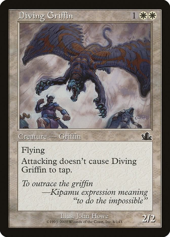 Diving Griffin 6 Common Prophecy Magic: The Gathering Lightly Played