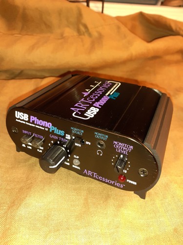 ART ARTcessories USB Phono Plus. Soundcard. Audiophile Computer Interface.