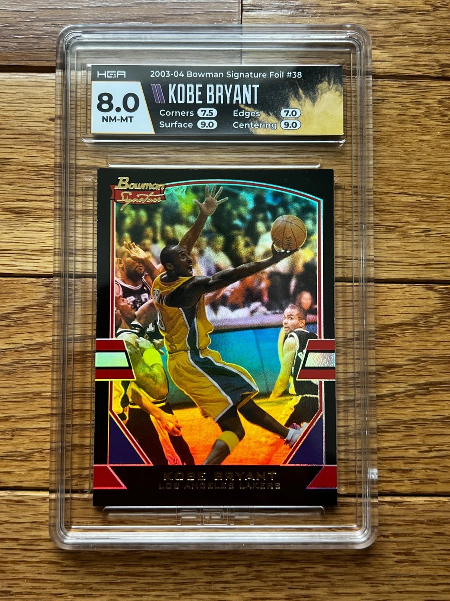 Kobe Bryant 8 Graded Basketball Autographed Sports Trading Cards
