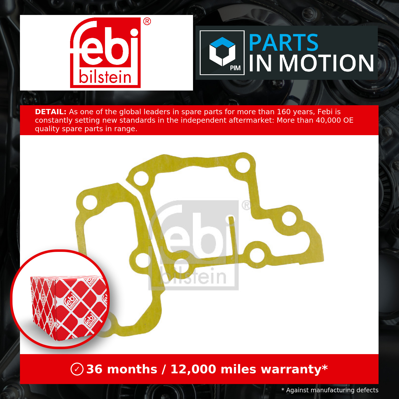 Febi Bilstein 179721 Thermostat Housing Gasket Fits Citroen Fiat Peugeot - Image 3