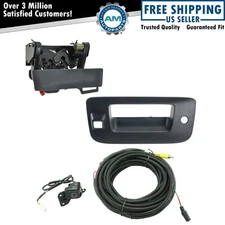 Rear View Camera Add On Kit w/ Wiring Harness Tailgate Handle & Bezel for Chevy