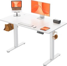 Electric Standing Desk Height Adjustable 120 X 60Cm Sit Stand Home Office Desk 