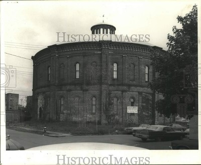 #ad 1976 Press Photo Troy Gasholder House on Jefferson Street and Fifth Avenue $33.99