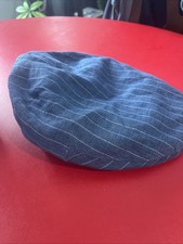 Seifter Men’s Newsboy Flat Cap L 100% Linen. Snap Front