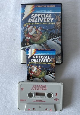 Vintage 1984 SPECIAL DELIVERY Tape Game Sinclair ZX Spectrum 48k Creative Sparks