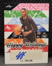 2025 Leaf Holiday - J.J. Taylor #BA-JJT (AU, RC)