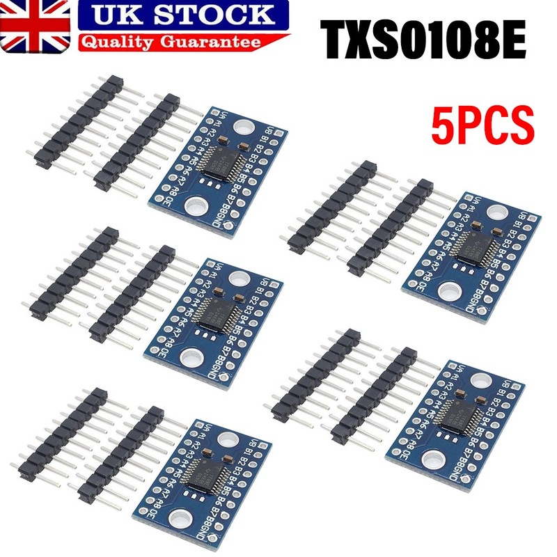 TXS0108E 8 Channel Logic Level Shifter Bi-Directional Module 3.3V for Arduino 5x