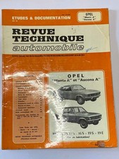 Revue technique Opel MANTA