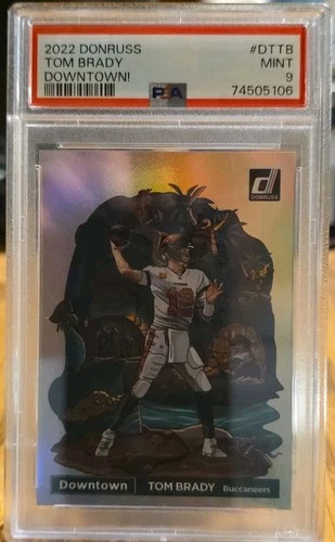 New Listing2022 Panini Donruss - Downtown! Tom Brady #DT-TB PSA 9
